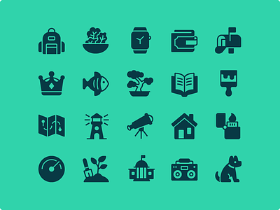 iOS Edge Glyph - 1200 icons glyph icon set iconography icons