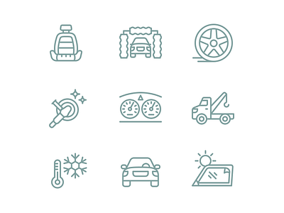 Auto Service Iconography