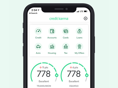 Credit Karma - App Icons UI app app icons credit karma icon design iconography icons iconset ui