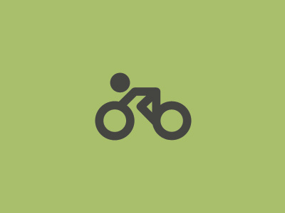Minimalist Bike Symbol bike icon minimal symbol
