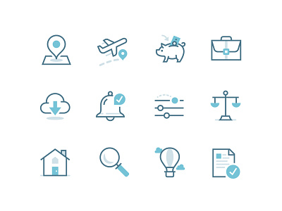 Security Benefit Iconography | Tricolor