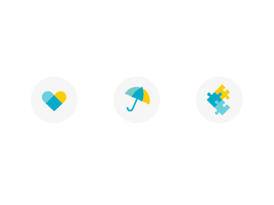 Collective Health — Icon Design color graphic design icon iconography illustration visual design vizd website