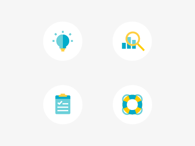 Collective Health — Icon Design bubble button color colorful graphic design healthcare icon iconography illustration playful visual design website
