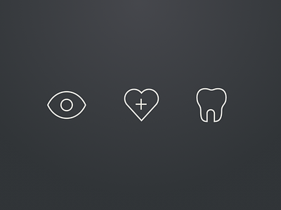 Medical, Dental, & Vision Icons