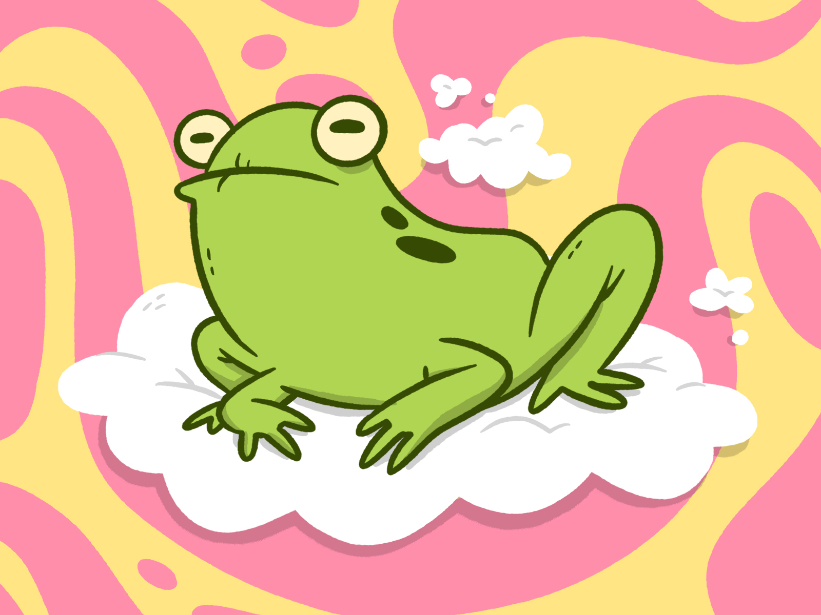 Psychedelic Frog by Jetpacks and Rollerskates on Dribbble