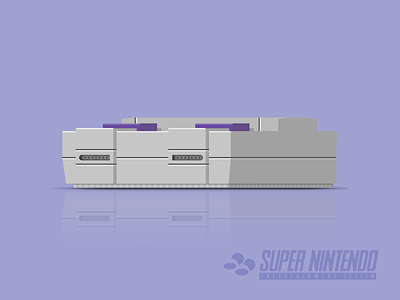 Super Nintendo Vector design gaming illustration nes nintendo super nintendo toronto ui vector video games