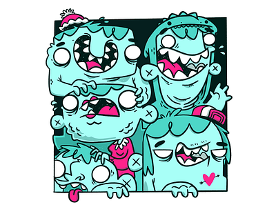 Monster Kids - Colour test