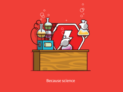 Because Science agile illustration kitchener science toronto ui ux waterloo web design web development