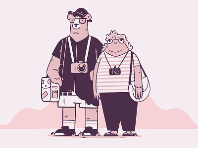 Baab and Margie (travel buddies)
