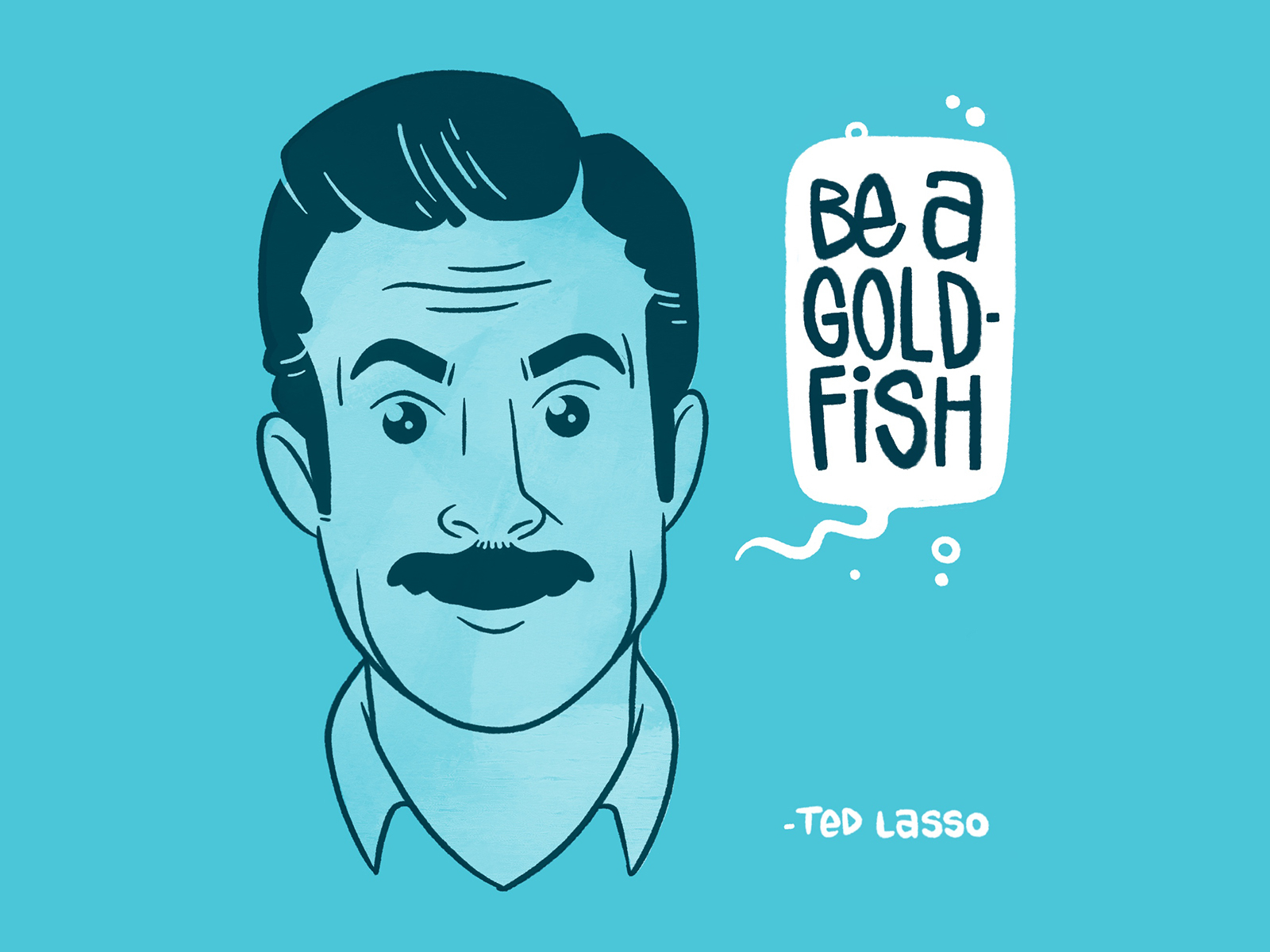 Ted Lasso Goldfish Meme