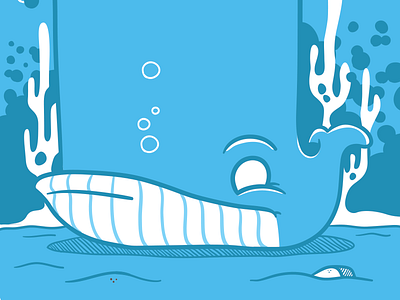 Whale Gig Poster Progress cute fish flatstock illustration popart print sea toronto whale