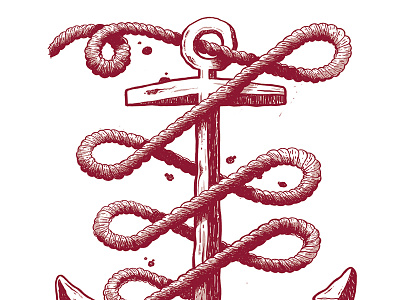 Detailed Anchor Illustration