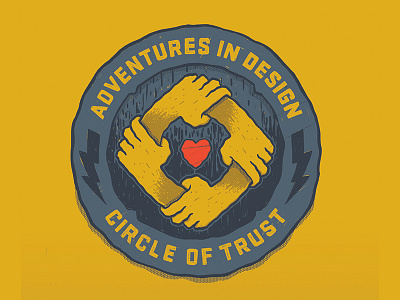Adventures in Design Tribute. adventures in design circle of trust hipster illustration kitchener podcast poster art retro toronto