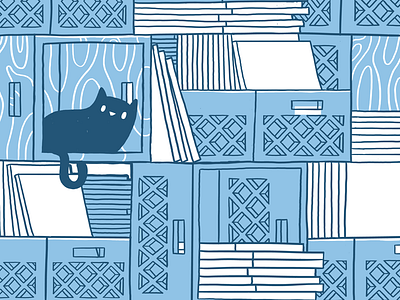 Cats and Crates cat crates flatstock illustration kitchener poster records silkscreen toronto vinyl