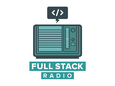 Full Stack Radio Stickers