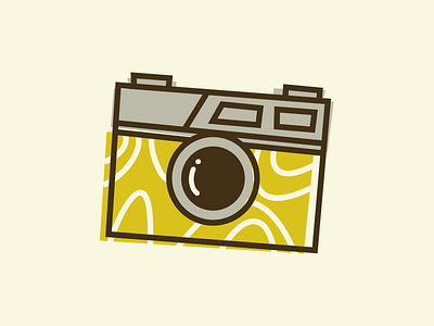 retro camera vector 60s cartoon cute fun icons illustration jetpacks and rollerskates retro vector vintage wood