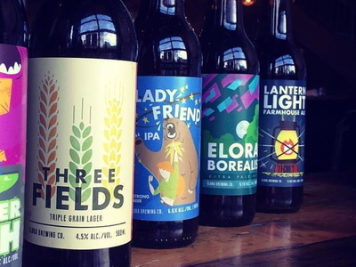 Elora Brewing Labels