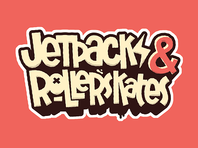 Jetpacks and Rollerskates logo fun