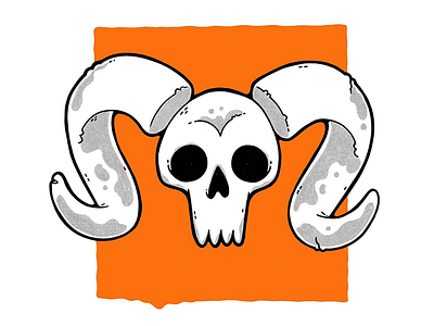 Goat skull