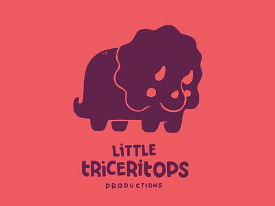 Little Triceritops Productions blake stevenson cartoon character design cute dinosaur hand lettering hipster illustration jetpacks and rollerskates logo logo design logo design branding triceratops typography ui