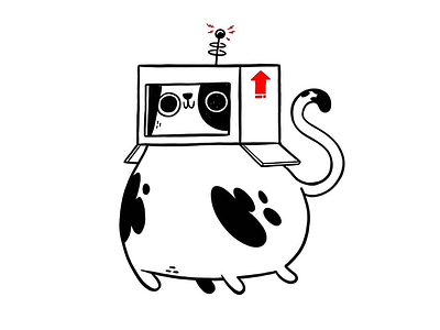 Adventures of Fat Cat in Space adventure animal animation astronaut blake stevenson box cartoon cat character design cute hipster illustration jetpacks and rollerskates retro scfi space ui