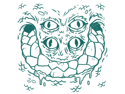 Four Eyed Lizard Face (WIP)