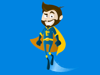 Super ME! cartoon character design leonardo lima super super hero