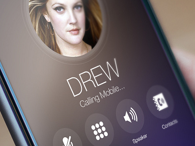 iOS Calling Screen Redesign