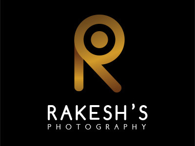Logo for Rakesh's Photography design illustration logo luxury revamped ui