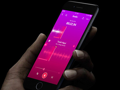 Audio Mixer 1.0 app audio colorful editing ios mixing music redesign ui ux