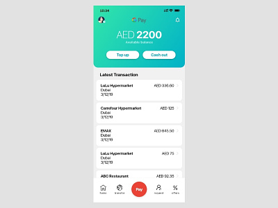 Pay App Concept UI app clean concept creative design interaction ios redesign ui ux