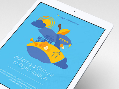Google Analytics Ebook Concept branding ebook ebook cover ebook layout illustration print print design