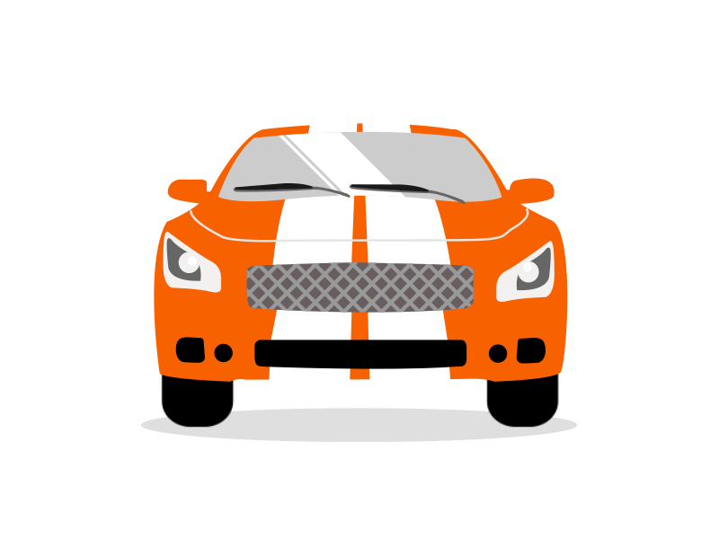 Racing Stripes 2d ae after effects car charger dodge gif illustration racecar