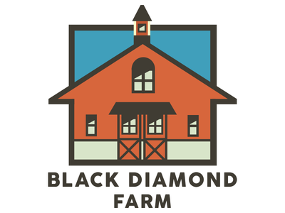 Black Diamond Farm Branding branding health identity kentucky ky logo logotype natural organic sustainable typography