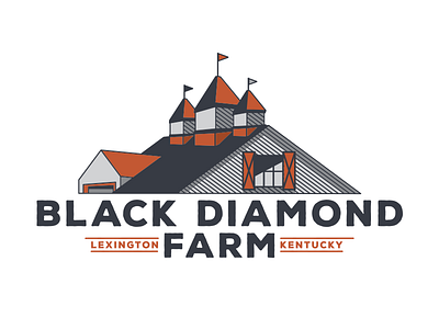 Black Diamond Farm Branding V2 branding health identity kentucky ky logo logotype natural organic sustainable typography