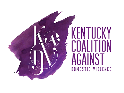 KCADV Logo Concept abuse branding domestic violence identity kentucky ky logo logotype non profit typography