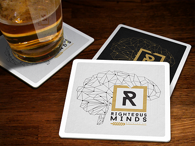 Righteous Minds Brewing Co. Logo Mockup 1 beer bourbon branding brewing identity kentucky ky logo whiskey