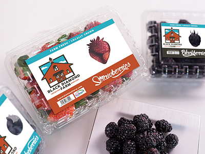 Black Diamond Farm Branding Label Mockup