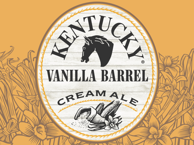 Taste of Kentucky alltech animation beer label floral horse kentucky ale logo animation motion design