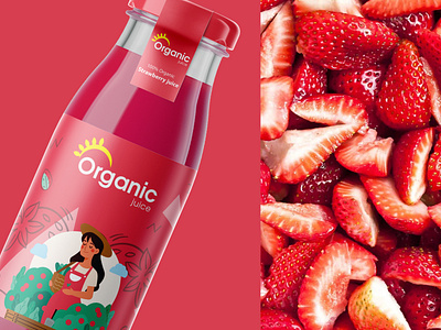 Organic Juice Packaking Design
