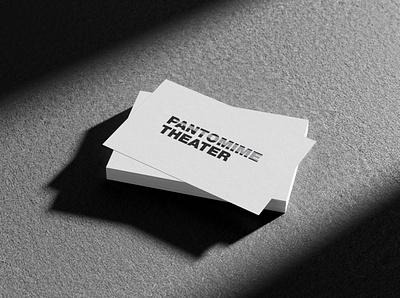 Pantomima Theater Logo Design Concept branding creative design illustrator logo logotype theater theater branding theater design