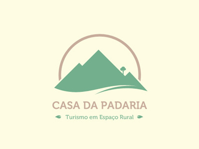 Casa da Padaria branding green logo nature rural tourism