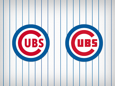 Logo Revisions: Chicago Cubs baseball branding chicago concept crest cubs design jersey logo mlb redesign script sports