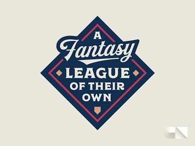 Fantasy Baseball Logos badge baseball bat branding concept crest design diamond fantasy league logo roundel script sports