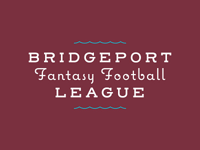 BFFL Wordmark branding fantasy football logos sports typography