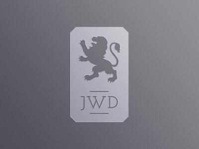 JWD Monogram heraldry j lion logo monogram s typography w wedding