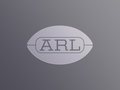 ARL Monogram a football l logo monogram r sports typography wedding