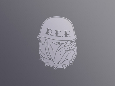 REP Monogram bulldog e logo marines monogram p r tattoo typography usmc wedding