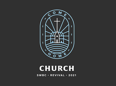 SWBC Revival Logo branding church branding church logo design illustrator logo revival