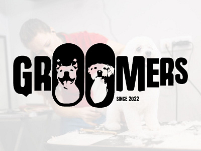 Groomers Logo-Konzept logo weekly warm up